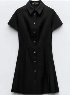 ZARA　襟付き　ミニワンピース