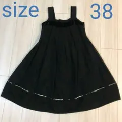 【美品】Burberryのブラックワンピース