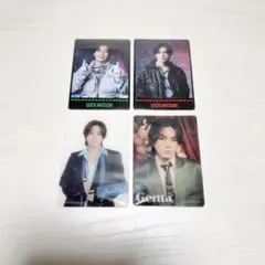 【新品未使用】 松田元太 トレーディングカード 4枚セット