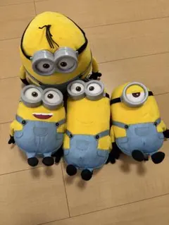 【正規品】ミニオンズ フィーバー ぬいぐるみ 4体セット タカラトミーアーツ