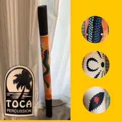 【極美品】TOCA レインスティック 楽器 100cm 蛇柄 アボリジニ 廃盤 極美品】TOCA レインスティック 楽器 100cm 蛇柄 アボリジニ 廃盤