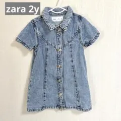 zarデニムワンピース