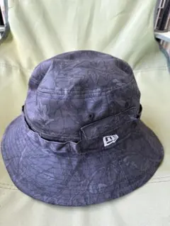 NEW ERA バケットハット S/M ブラック/グレー