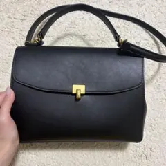 未使用級】傳濱野 ハンド ショルダーバッグ アールマイン 2way レザー