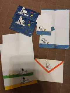 スヌーピー　便箋3セット　昭和レトロ　レターセット