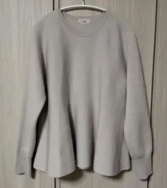 IENA☆スーパーファインスムースフレアプルオーバー☆ベージュ