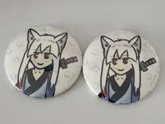 カラフルピーチ 直筆イラスト缶バッジ どぬく