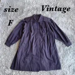 Vintage ヴィンテージ (F) Aラインコート 撥水加工 韓国製