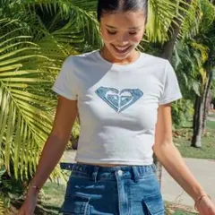 ROXY ロキシー × NANAHA クロップド丈 ショート丈 Tシャツのサムネイル