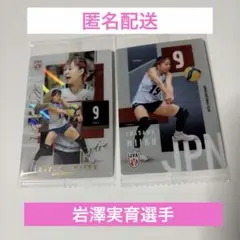 バレーボール女子日本代表 岩澤実育選手 トレカ2枚セット
