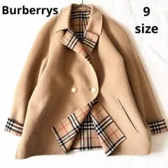 5794 【希少】 バーバリーズ リバーコート カシミヤ混 ノバチェック 9