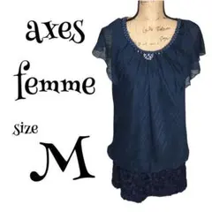 axes femme アクシーズファム ワンピース 膝下丈 M