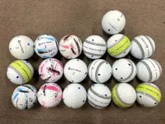 ⑥テーラーメイド ゴルフボール 未使用品 使用済みあり 19球