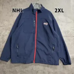 NHL 紺 ソフトシェルジャケット 2XL ワシントンキャピタルズ【9403】のサムネイル