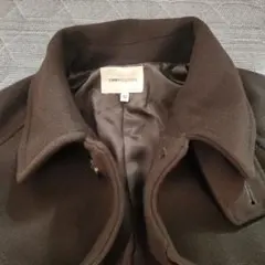 美品 EMMA CLOTHES メルトン ラグラントレンチコート