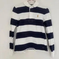 RALPH LAUREN ボーダー　ネイビー　ホワイト　M