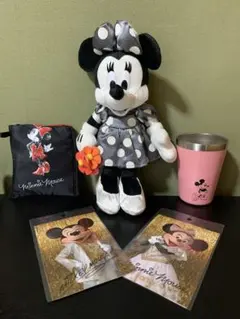 ミニーマウス ぬいぐるみ ポストカード２枚　ミッキーカップ　エコバッグ