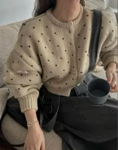 YAMADAYA ハートリバーシブルカーディガン