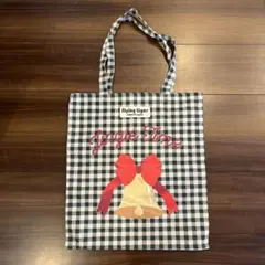 【新品未使用】Flying Tiger チェック柄トートバッグ