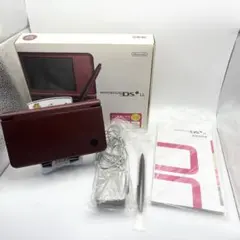ニンテンドーDSi LL ワインレッド 本体 箱付き