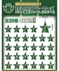 松本山雅FC 2026/27 スター連結チャーム ガンズくん