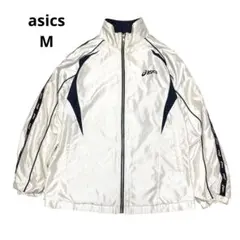 アシックス　長袖　ジャージ　ウインドブレイカー　ジップアップジャケット　M