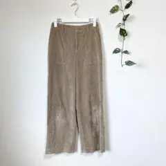 【美品】【la.f…】ラエフ　コーデュロイストレートパンツ　シンプル　ベージュのサムネイル
