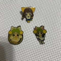 デ・ジ・キャラット　グッズ　デ・ジ・キャラット　ピンバッジ デ・ジ・キャラット ラバーピンズセット うさだ まじんがっぱ