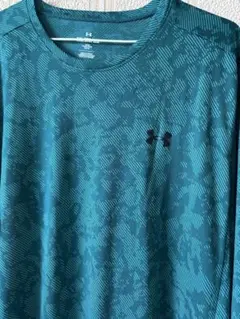 Under Armour ターコイズ 長袖 Tシャツ