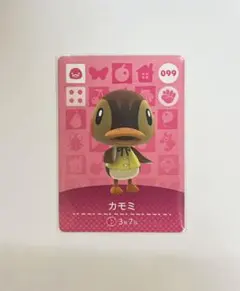 どうぶつの森　カモミ　amiiboカード