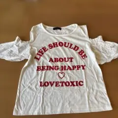 LOVETOXIC フリル袖 Tシャツ150センチ