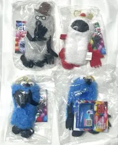 パペットスンスン ボールチェーンマスコット 指人形マスコット 4種セット 新品⭐︎