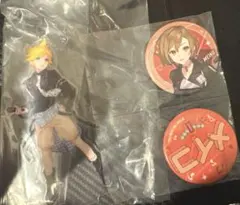 セガラッキーくじ 鏡音レン アクリルスタンド MEIKO 缶バッジ