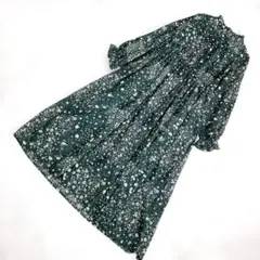 A3597【ナイスクラップ】花柄ワンピース/フェミニンナチュラル/森/Aライン