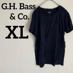 早い者勝ち❣️G.H. Bass & Co. 【XL】ネイビー Tシャツ