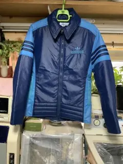 old、adidas ナイロンジャケット 、ネイビー/ブルー