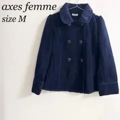 【訳あり】axes femme アクシーズファム ショートコート M