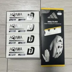 新品！HONMA D1 ダイナミックディスタンスボール 12個白のサムネイル