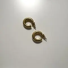 両耳 3.5×21mm ゴールド 18k フープピアス クロム BWL - メルカリ
