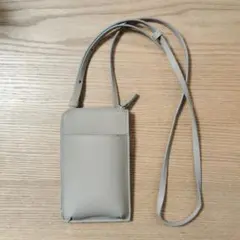 UNIQLO レザータッチ ウォレットショルダーバッグ 31 Beige
