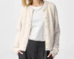 GUシャイニークルーネックカーディガン 3XL