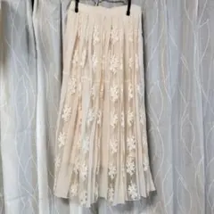 MERCURYDUO レースプリーツスカート