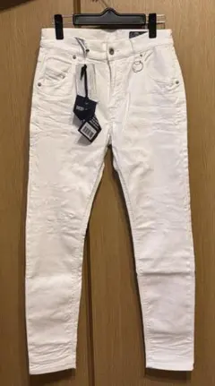新品】 VALABASAS バラバサス スキニーデニム ホワイト 28 - メルカリ