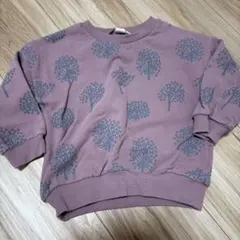 木のプリント トレーナー 100サイズ