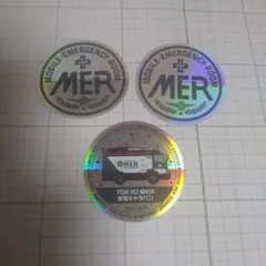 「未使用」TOKYO MER 東京MER 全国キャラバン　ステッカー　２種３枚