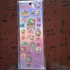 平成レトロ　ハローキティぷっくりシール