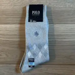POLO ダイヤモンドパターン ソックス 24-26cmのサムネイル
