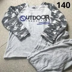 OUTDOOR PRODUCTS 迷彩柄長袖パジャマ