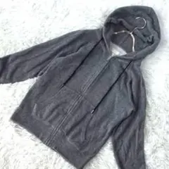 【I-U-K-N】ジップアップパーカー タオル地 優しい肌触り◎パーカー