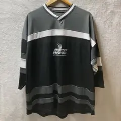 RVCA メッシュ ゲームシャツ 長袖 Tシャツ ロンT 黒 Mのサムネイル